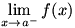 lim(x->a-)f(x)