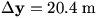 y=20.4 m