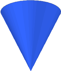 A cone in unstable equilibrium