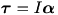 torque = I * alpha